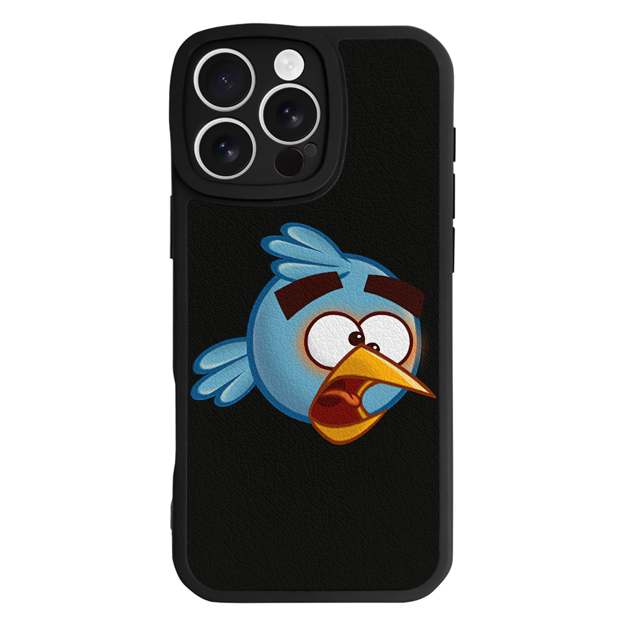 （画像用） Angry Birds アングリーバード 【iPhone 16シリーズ対応】シリコンスマホケース（レザー調） 材質：シリコン